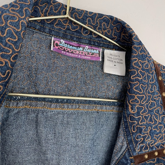 Doreman Burns Vntage Cowgirl Western Fringe Jacket Size Small - Picture 5 of 6